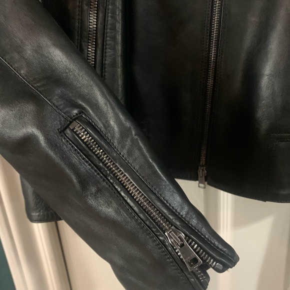 Beautiful Men’s Gucci Leather And Wool Biker Jacket. - Picture 8 of 9